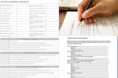 checklist for estate planning