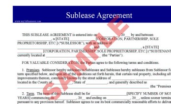 sublease-agreement-sample sublease-agreement-sample